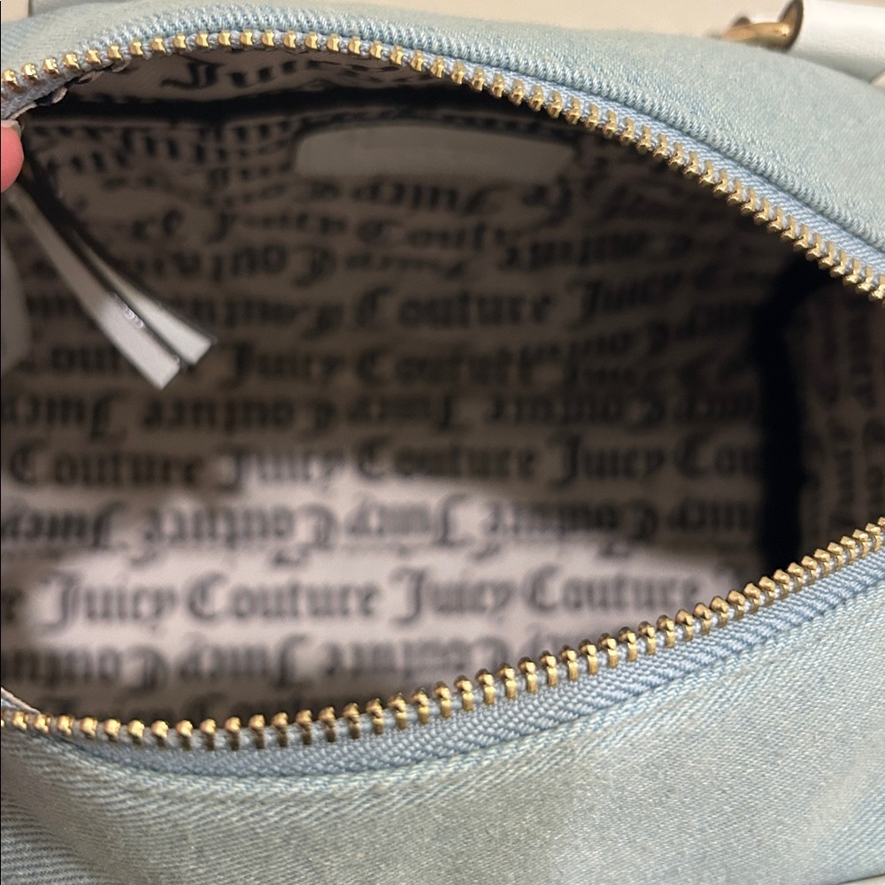 Juicy Couture Light Blue and White Studded Satchel - Picture 11 of 13